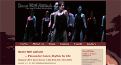 Desktop Screenshot of dancewithattitude.net